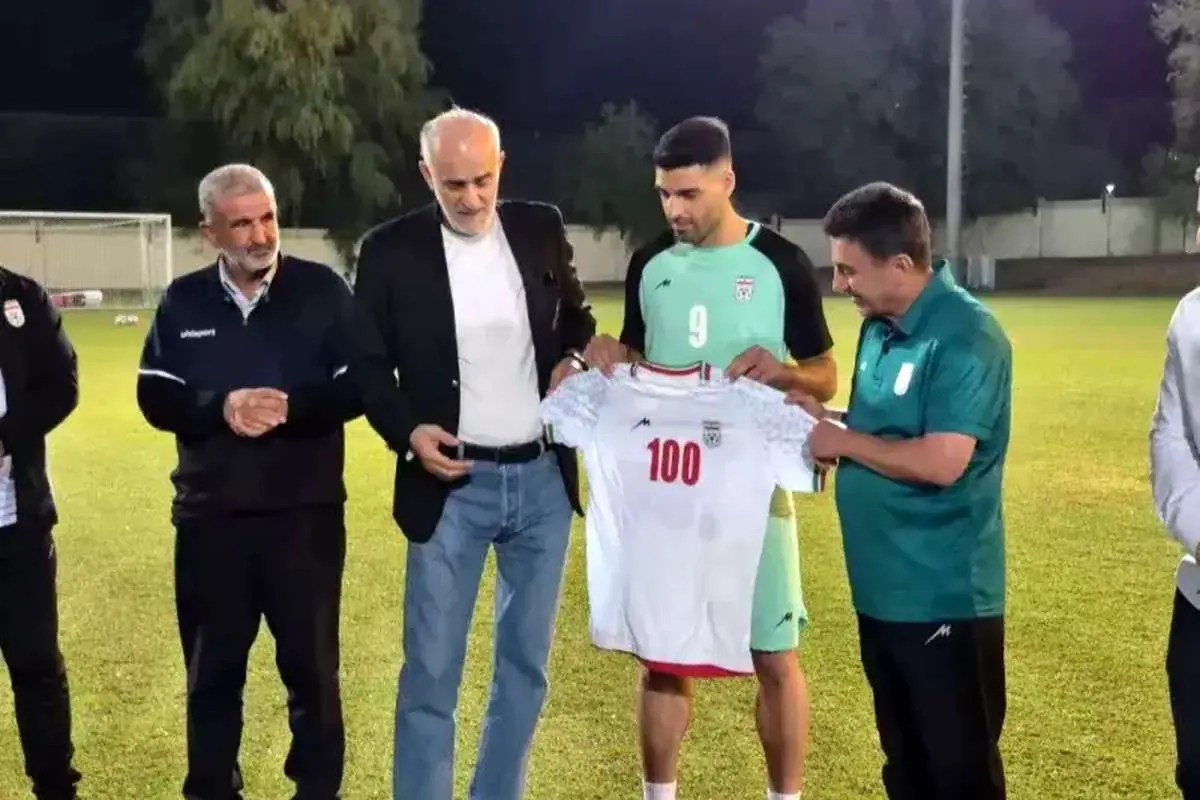 گذشتن از ۱۰۰ بازی ملی؛ سورپرایز ویژه طارمی در تمرین