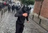 بتمن‌ها در اعتراضات دانش‌آموزی فرانسه!