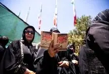 تصاویر؛  تشییع پیکر شهدای ساختمان شیشه‌ای صدا و سیما