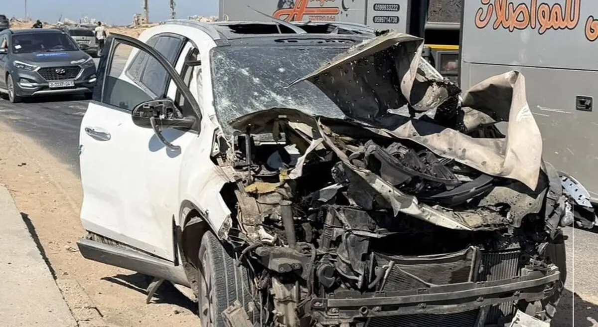 حمله پهپادی اسرائیل به خودرویی در النصیرات
