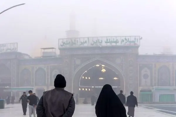 تصاویر؛ حرم حضرت عباس(ع) غرق در مه