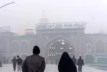 تصاویر؛ حرم حضرت عباس(ع) غرق در مه