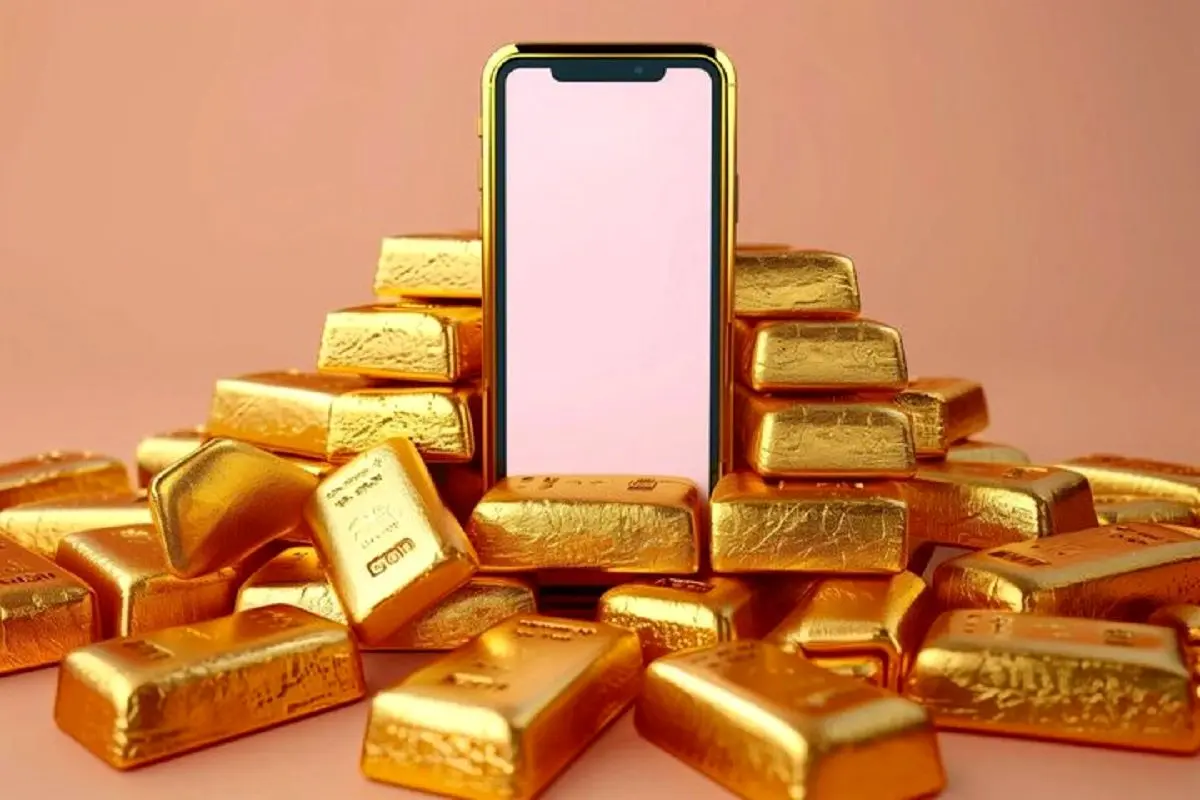 گوشی موبایل معدن طلا است؟