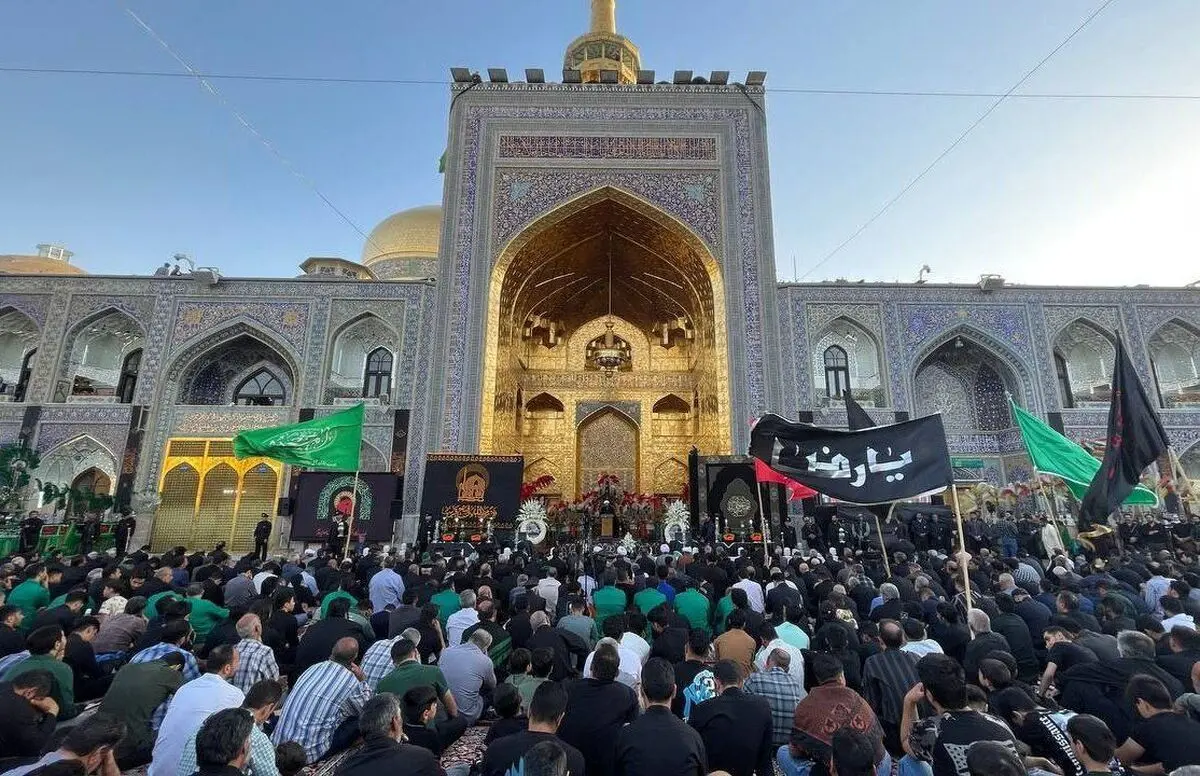 سال ۱۳۰۹؛ مراسم عزاداری عاشورا در حرم امام رضا