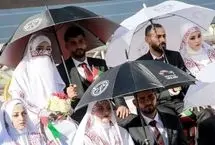 مراسم عروسی دسته‌جمعی در  غزه پس از دو سال جنگ