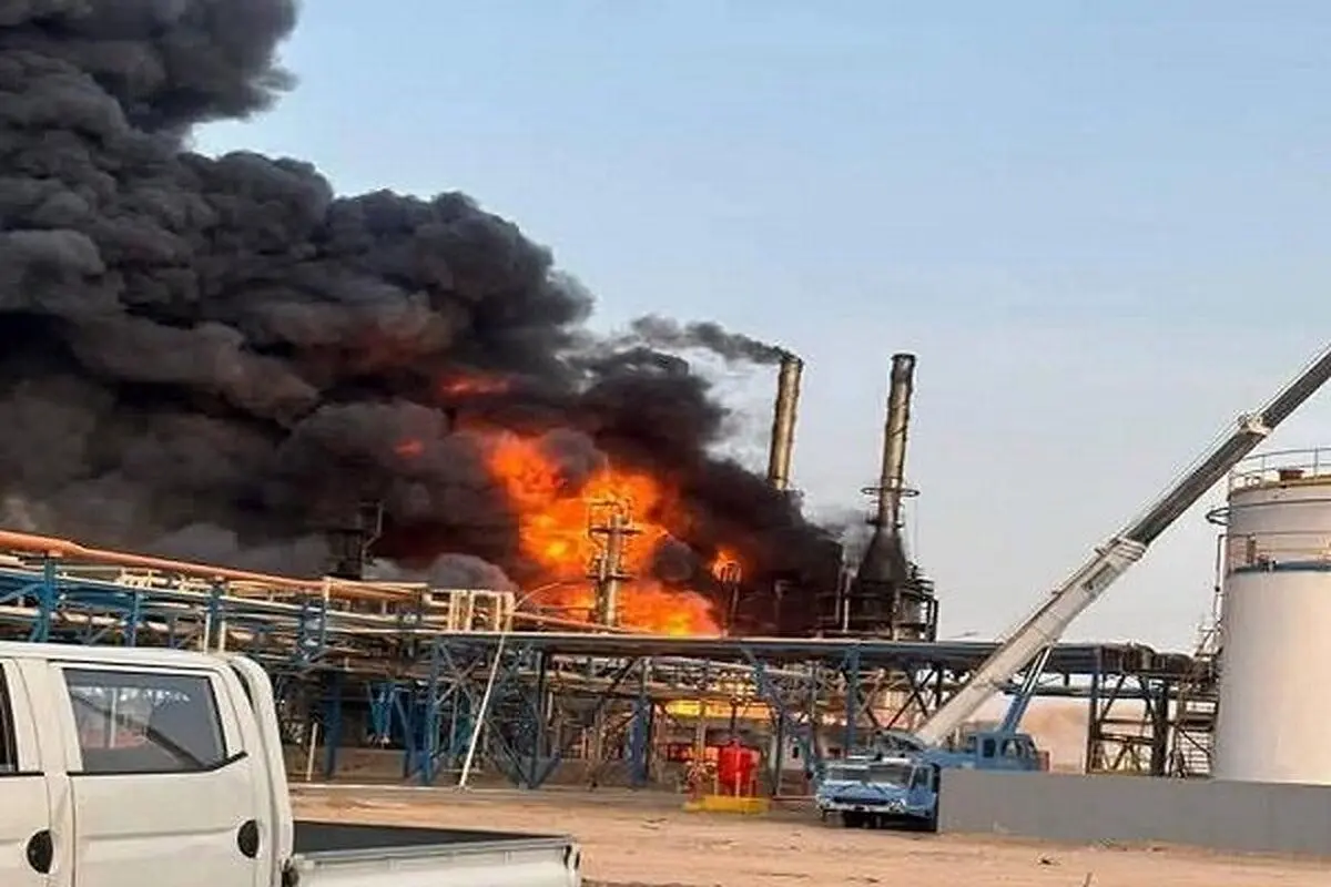 تصاویری از انفجار مهیب پالایشگاه نفت ترکیه