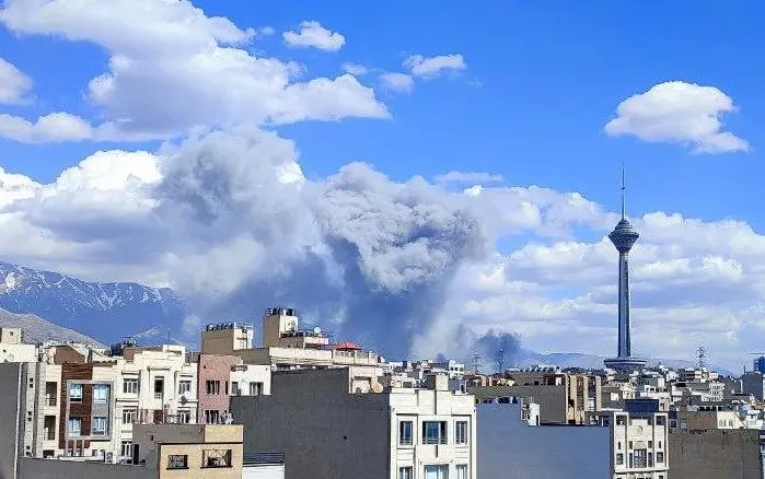 تصاویری از انفجارهای امروز در نقاط مختلف تهران
