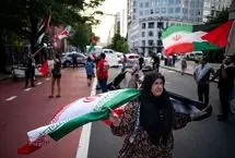 تصاویر؛ اهتزاز پرچم ایران در پایتخت آمریکا