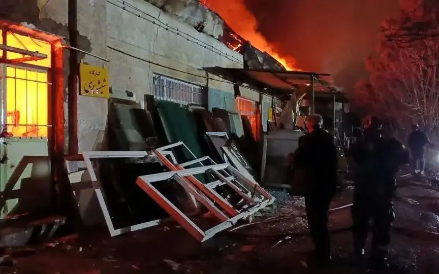 توضیح ارتش درباره آتش‌سوزی در یک پادگان تهران