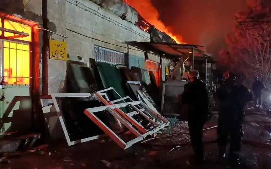 توضیح ارتش درباره آتش‌سوزی در یک پادگان تهران