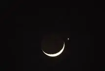 هم‌نشینی تماشایی زهره و ماه در آسمان تهران
