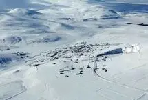 روستاهای قارص ترکیه سفیدپوش شد