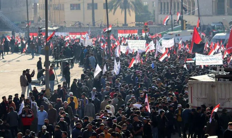 تجمع مردم عراق برای حمایت از جبهه مقاومت