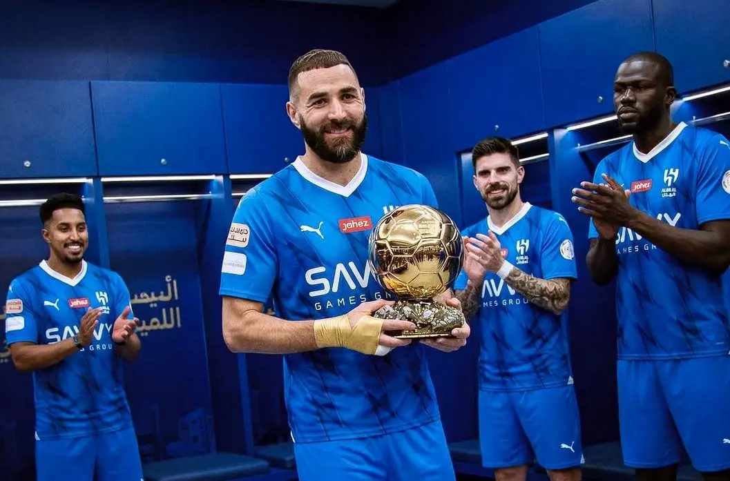 استقبال رسمی الهلال از کریم بنزما 