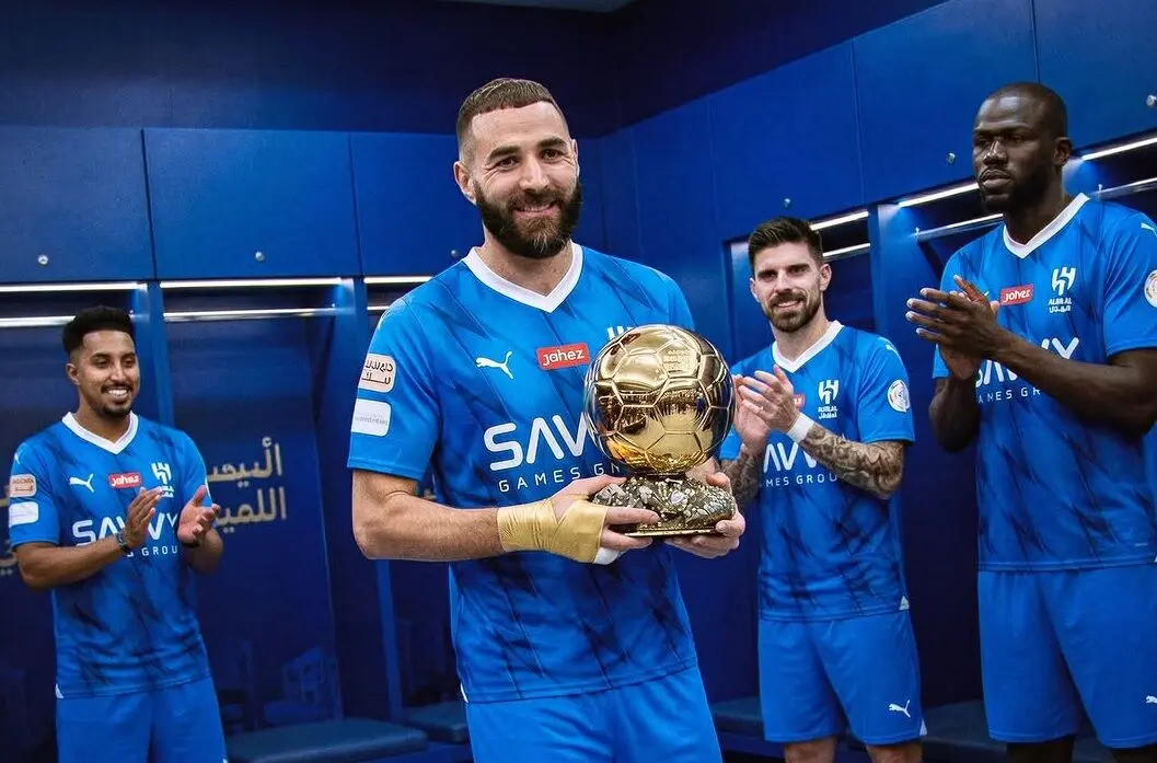 استقبال رسمی الهلال از کریم بنزما 