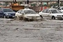 بسته شدن جاده دهلران به سمت مهران بر اثر سیلاب