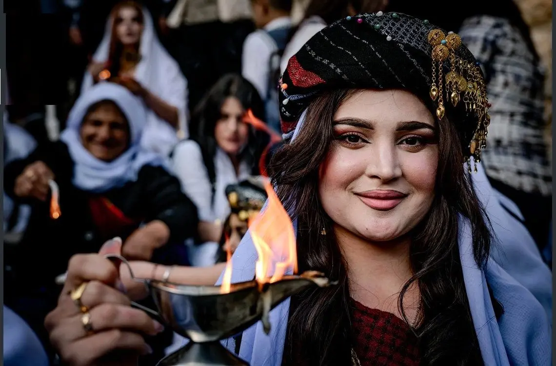 تصاویر؛ سال نو ایزدی‌ها در لالش؛ روشنایی در دل سکوت