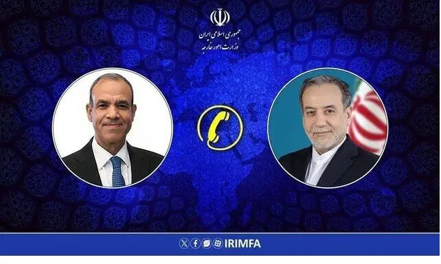 گفتگوی تلفنی عراقچی با وزیر خارجه مصر