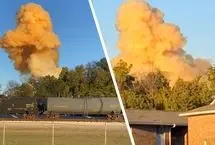 انفجار مهیب و انتشار خطرناک آمونیاک در می‌سی‌سی‌پی 