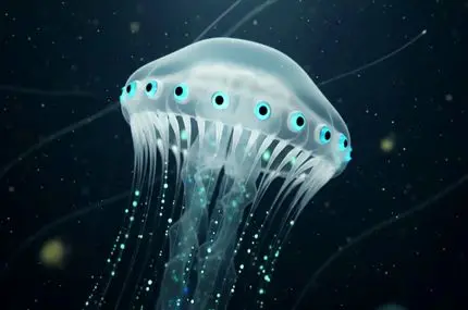 کشف یک ژله‌ماهی عجیب با 24 چشم!