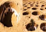 خانه‌های زیرزمینی بربرها در دل بیابان