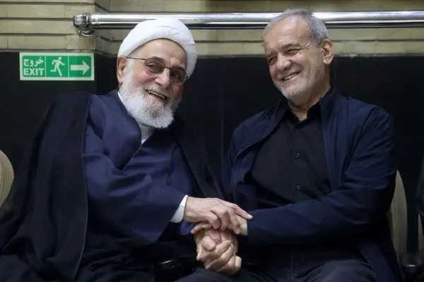 تصاویر؛ پزشکیان و ناطق نوری در مراسم ختم پدر ذوالقدر