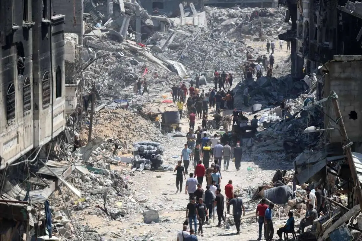 ببینید؛ ترس و وحشت فلسطینی‌ها از پرواز ریزپرنده اسرائیلی در ارتفاع پایین