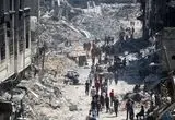 ببینید؛ ترس و وحشت فلسطینی‌ها از پرواز ریزپرنده اسرائیلی در ارتفاع پایین