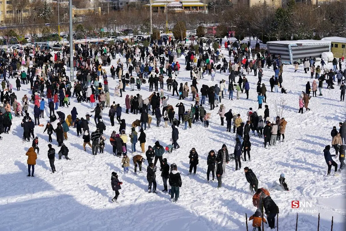 تصاویر؛ جشنواره آدم برفی در اردبیل 9