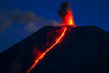 پهپادی که در فوران آتشفشان هاوایی از بین رفت