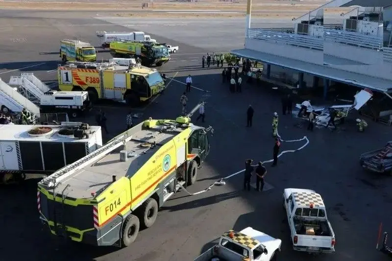 جزئیات حادثه پروازی در فرودگاه تبریز/ خروج هواپیمای آموزشی از باند
