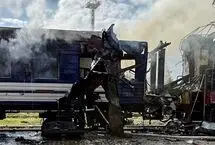 حملات پهپادی روسیه موجب وحشت در ایستگاه قطار شد