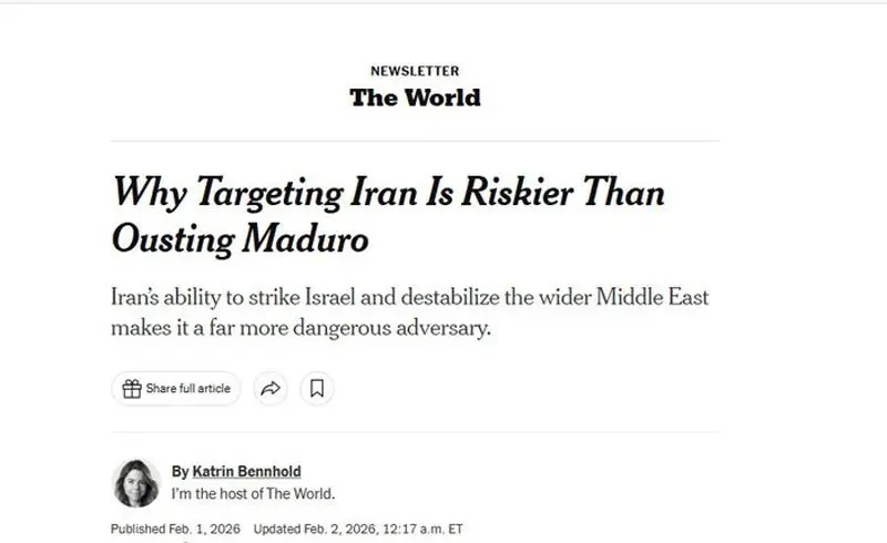 توئیت خبرنگار آمریکایی