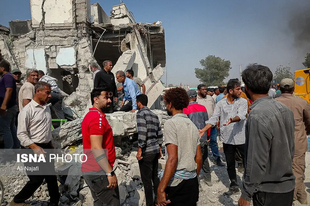 تصاویر؛ حملات آمریکا و اسرائیل به میناب 