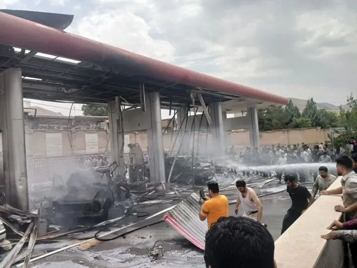 جزئیات انفجار جایگاه سی‌ان‌جی شهرستانی در کرمانشاه