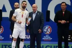 ستاره تکنیکی ایران ارزشمندترین بازیکن فوتسال آسیا