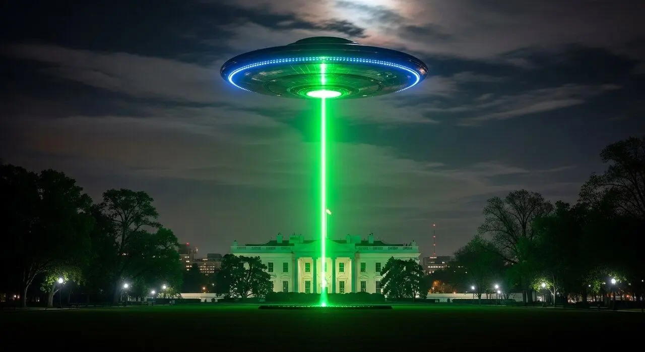 وقتی بشقاب‌پرنده‌ها به کاخ سفید می‌رسند