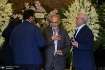 عکس؛ محمدعلی نجفی در مراسم ختم مادر محمد عطریانفر