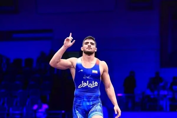 ببینید؛ قهرمانی مبین عظیمی در فینال کشتی فرنگی زیر 23 سال و مدال طلا