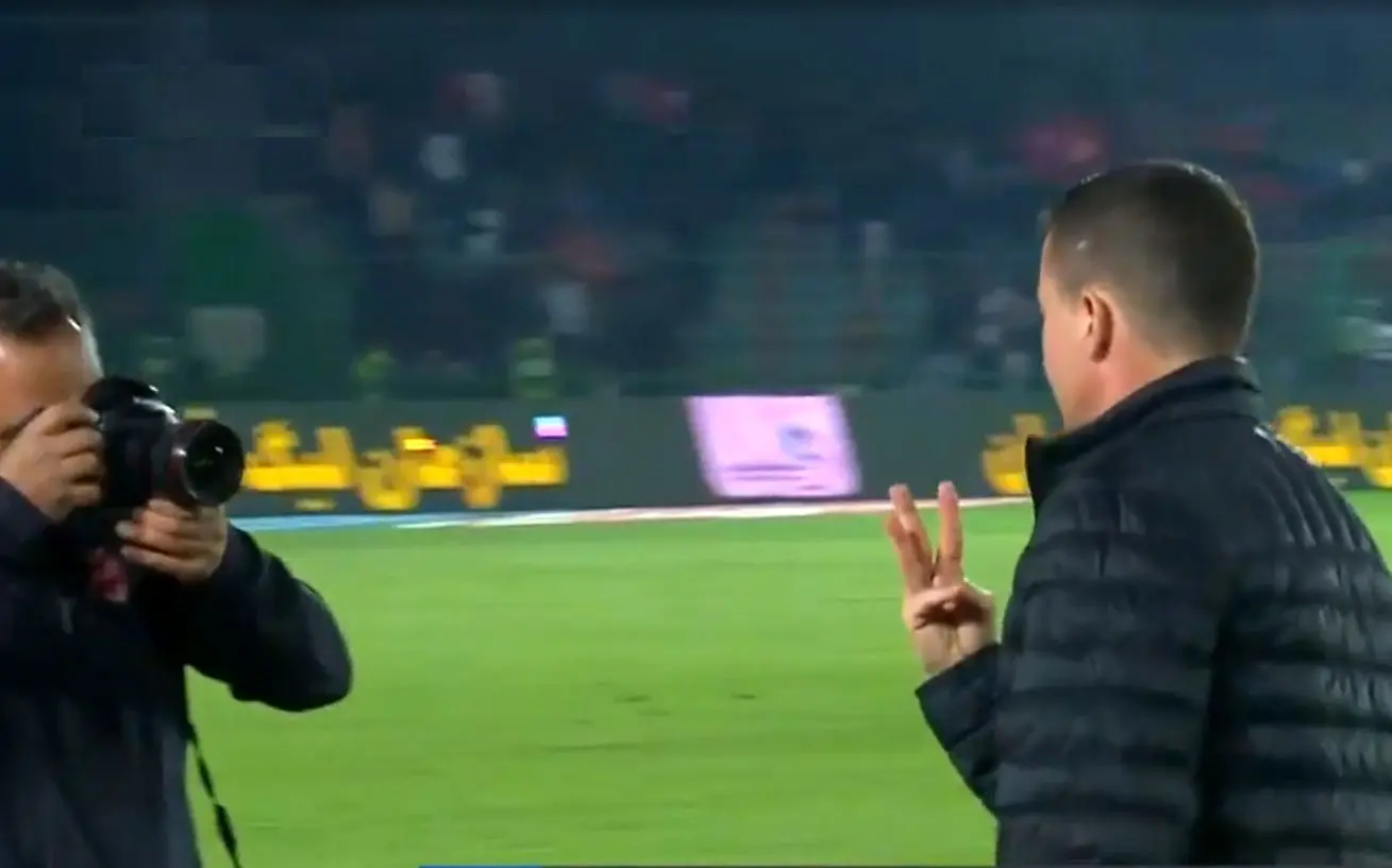 تصویر؛ نشان دادن علامت خاص توسط اوسمار در شادی گل