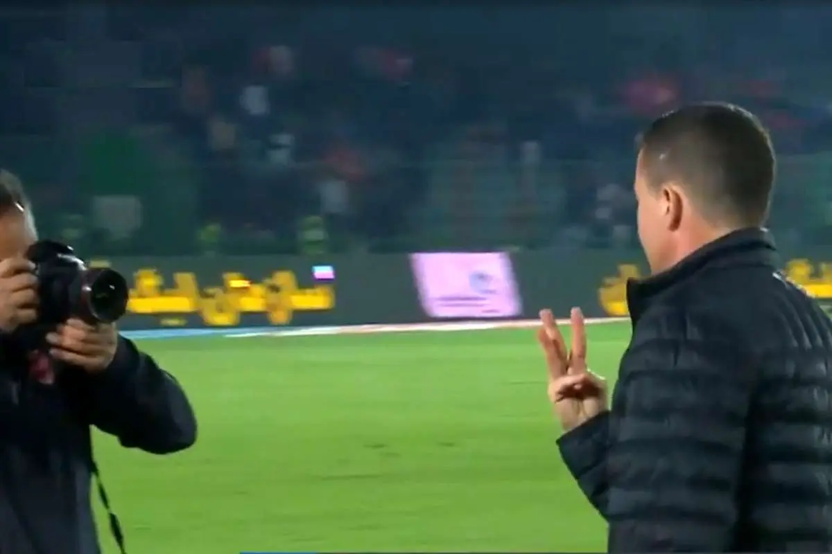 تصویر؛ نشان دادن علامت خاص توسط اوسمار در شادی گل