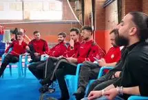 امیر عظیمی در جمع امدادگران هلال احمر