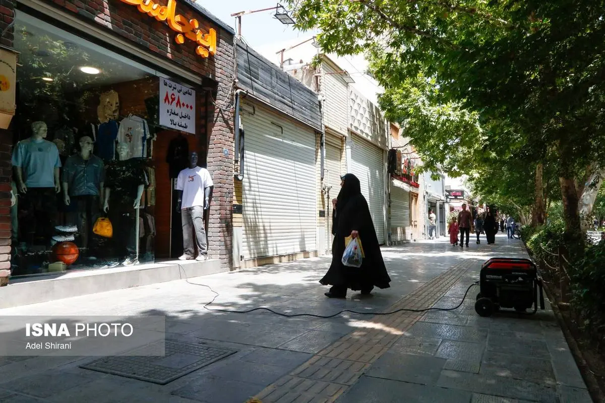 تصاویر؛ خاموشی کسب و کارها در اصفهان 12