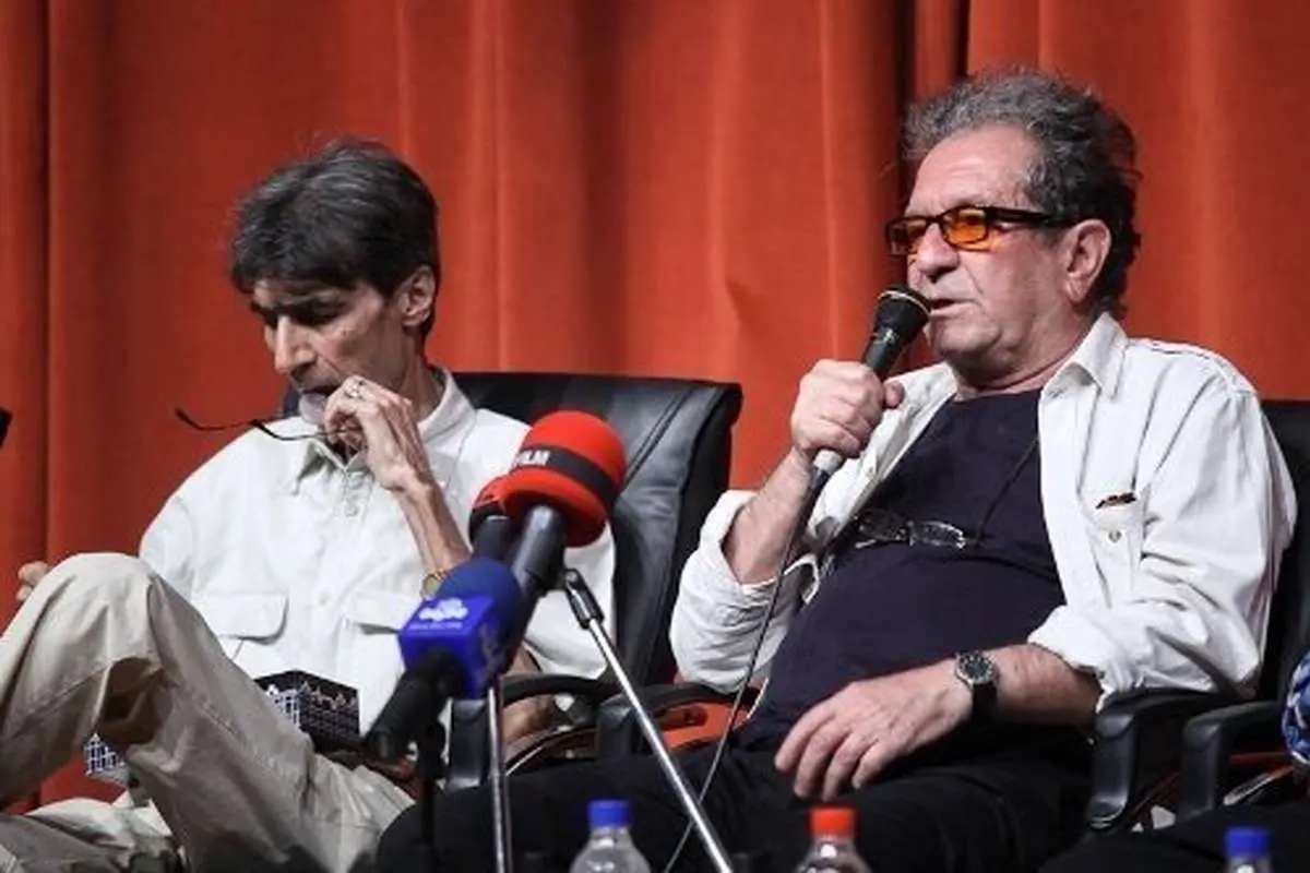 ناصر تقوایی و داریوش مهرجویی در  ۲۱ سال پیش