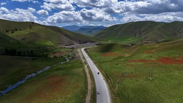تصاویر؛ جاده‌های رویایی کردستان