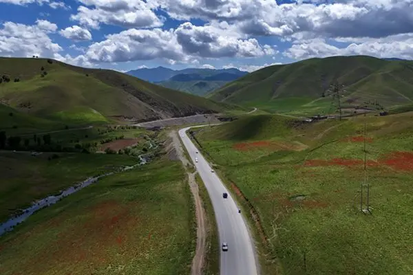 تصاویر؛ جاده‌های رویایی کردستان
