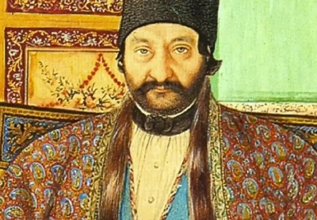 «اردشیر میرزا» عموی ناصرالدین‌شاه در اواخر عمر؛ اوایل دهه ۱۲۴۰