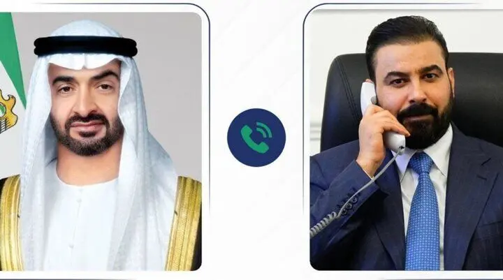 رایزنی تلفنی بن زاید و الزیدی