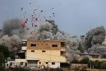 حملات هوایی اسرائیل به نبطیه الفوقا در جنوب لبنان
