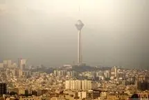 وضعیت هوای تهران نارنجی و آلوده است